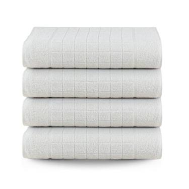 Imagem de Kit 4pç Toalha de Chão Piso para Salão Spa Profissional Luxo - EMPÓRIO