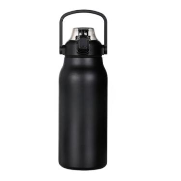 Imagem de Garrafa TéRmica | Grande Capacidade | Isolamento A VáCuo | Ideal Para Casa, Viagens E Trabalho(Preto,1700ML)