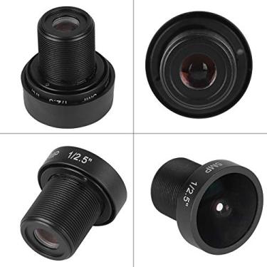 Imagem de 2,1 Mm 5MP HD Grande Angular CCTV IR Lente Câmera de Segurança Visão Noturna 180 ° para Home Office Interno Externo