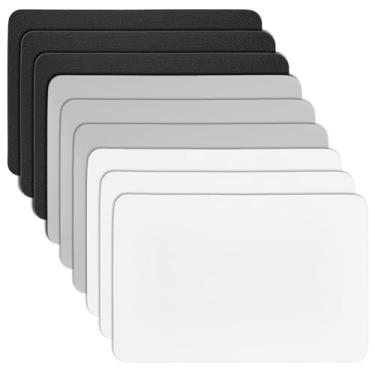 Imagem de BENECREAT 9 peças de patch de reparo de barco inflável, adesivo de PVC impermeável de 15 x 10 cm para jangadas, caiaques, canoas, piscina, 3 cores