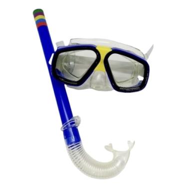 Imagem de Kits de mergulho, snorkel, óculos, piscina, praia, banho(Azul)