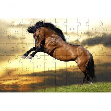 Imagem de Quebra-cabeça Educativo 500 Peças Lindos Cavalos Que Encantam E Ensinam