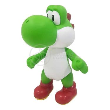 Imagem de Boneco Action Figure Yoshi Grande Super Size 26Cm - Mario