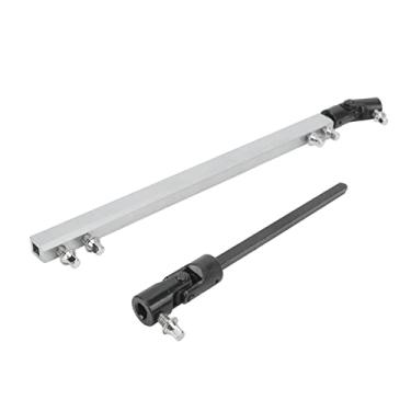 Imagem de RiToEasysports Haste de Pedal de Eixo Duplo de Tambor para Instrumentos Musicais de Percussão, Excelente Material Metálico Com Alta Dureza e Resistência, Aparência Brilhante, para Biela de Pedal de