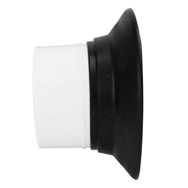 Imagem de SPYMINNPOO Kit de Reforço de Tambor de Borracha ABS Bass Drum Com Adesivo Protetor para Tocadores de Bateria Tamanho: Aprox. 10,5 Cm (Branco)