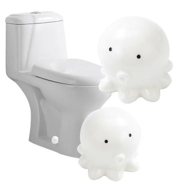 Imagem de INDKOPVA Tampas de parafuso de vaso sanitário decorativas, 2 peças de tampas de tampa de parafuso de vaso sanitário para parte inferior dos parafusos de vaso sanitário acessórios de decoração de