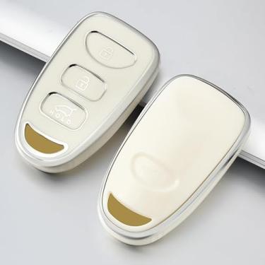 Imagem de Capa de chave de TPU para controle remoto de carro para Hyundai Kia Tucson Sonata Santa FE Carens