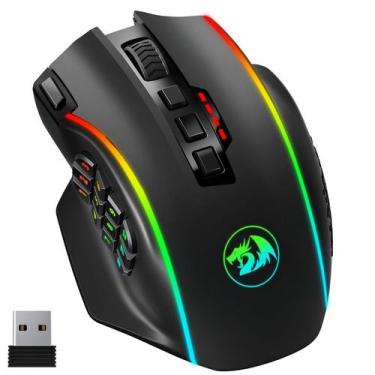 Imagem de Mouse sem fio para jogos Redragon M901P-KS 16.000 DPI RGB