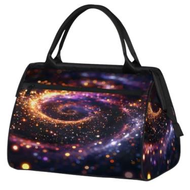 Imagem de Bolsa feminina floral Paisley étnica retrô pequena para o fim de semana para mulheres e homens, bolsa esportiva leve para academia, Cor: 15, 15.2*8.3*11.6 inch, Moderno