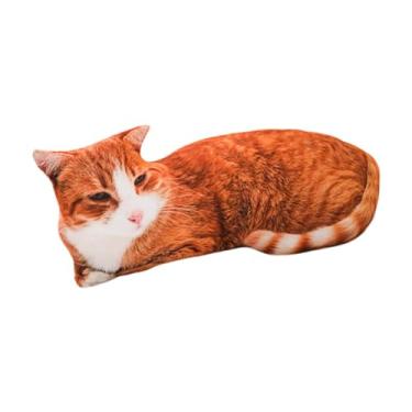 Imagem de Kuntesetty Almofada de Pelúcia em Forma de Gato para Cadeira de Escritório de Carro Sala de Estar Quarto Infantil, Estilo C