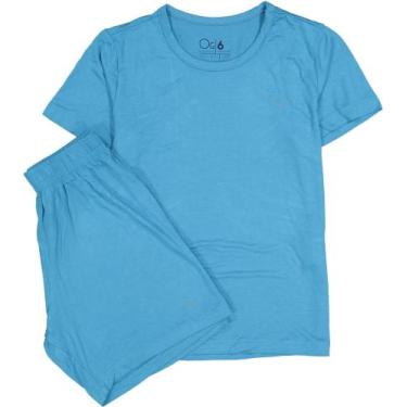 Imagem de Pijama Infantil E Juvenil Masculino de Verão Ogochi Blusa Manga Curta 