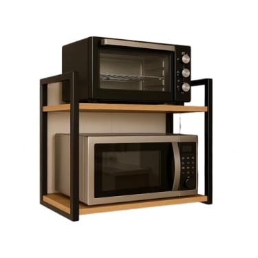 Imagem de Suporte De Parede, Adequado Para Micro-Ondas, Fornos E Fritadeiras De Ar Quente – Nicho De Armazenamento Para Cozinha(Prateleira Suspensa 60cm)