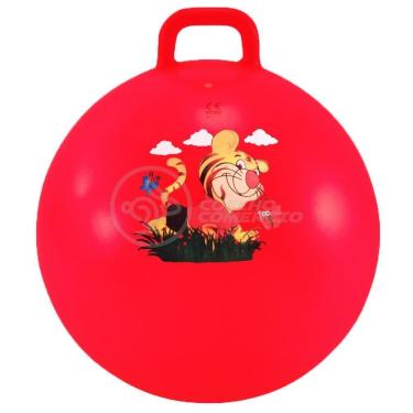 Imagem de Bola De Saltar Pula Pula Infantil Brinquedo 35Cm - Vermelho