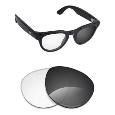 Imagem de Alphax Lentes de reposição polarizadas para óculos de sol Ray-Ban Meta Headliner RW4009F 51 mm - Opções, Adapt Gray Photochromic