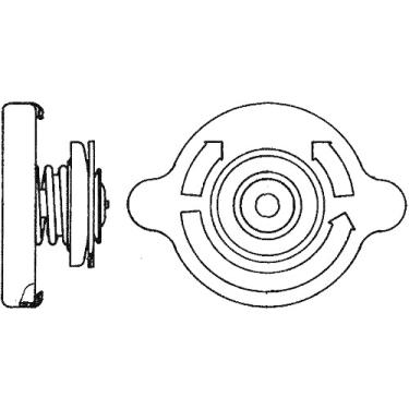 Imagem de BEHR Tampa do radiador CRB 17 000P