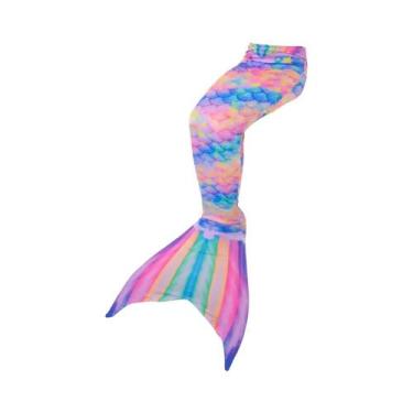 Imagem de Conjunto De Maiô De Sereia Para Meninas Com Óculos, Chapéu, Guirlanda,