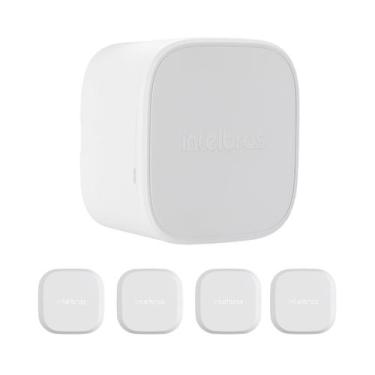 Imagem de Kit 5 Caixas de Passagem Plástica Câmeras Bullet/Dome Interno VBOX 100