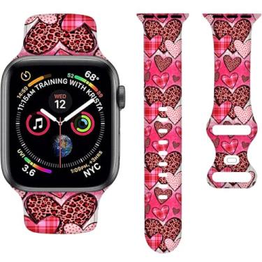 Imagem de Pulseira de silicone para Apple Watch Ultra Series SE 9, 8, 7, 6, 5, 4, 3, 2 e 1, para homens e mulheres e homens