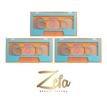 Imagem de Kit 03 Trio Paleta De Contorno Retrô Sculpt 15g - Dapop