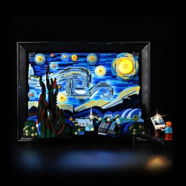 Imagem de LED Lighting Kit Only - Kyglaring Lights Set Designed for Lego Vincent Van Gogh - The Starry Night 21333 Model Building Set - Without Lego Set (Classic Version)