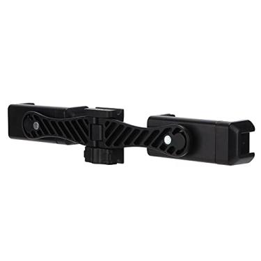 Imagem de Acouto Suporte de Suporte de Clipe Duplo Ajustável para Celular - Adaptador de Braçadeira de Mãos Com Tablets e Smartphones de Base, Design Leve e Portátil, Rotação de 360 ​​°, Compatível Com Sapata