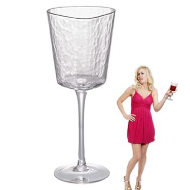 Imagem de Taças de champanhe transparentes, taças de champanhe transparentes de vidro, taça de vinho, suprimentos de festa concentrados, copos dourados com glitter para vermelho, cintilante e mais