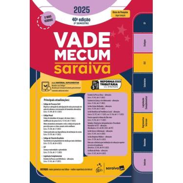 Imagem de Livro - Vade Mecum Saraiva Tradicional - 40ª Edição 2025