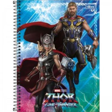 Imagem de Caderno De 1 Materia Cd Univ Thor Lt 80 Folhas - Tilibra