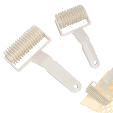 Imagem de Rolo de padrão de treliça de 2 peças, ferramenta de cozimento para massa e pastelaria