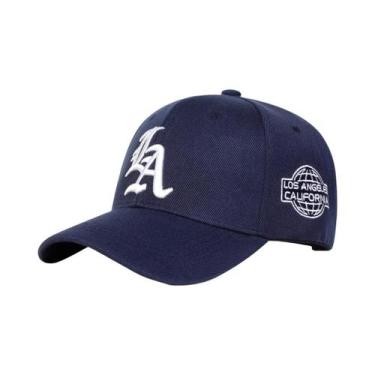 Imagem de Boné De Beisebol Unissex Ajustável Com Letras Bordadas, Casual Para Pr