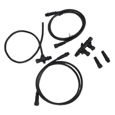 Imagem de aqxreight NMEA 2000 Starter Kit Cabos Backbone de Grau Marítimo Cabos Pendentes Terminadores T Conector T de 5 Pinos 2K Substituição para Conector X Terminação NMEA 2000 Starter KitMarine Grade