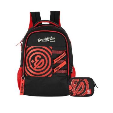 Imagem de Kit Escolar Enaldinho Mochila Costas + Estojo Box Original - Luxcel, V