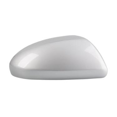 Imagem de Substituição da porta retrovisor do carro espelho lateral capa habitação Compatível com mazda 3 2010-2013 acessórios do carro(Silver Right)