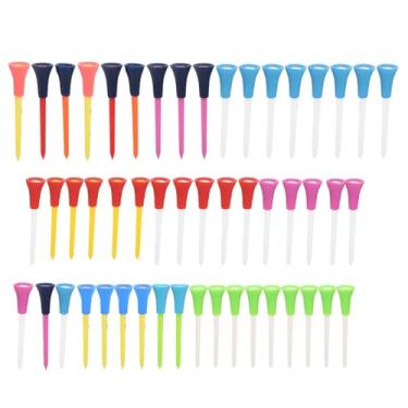 Imagem de Generic Camiseta de Golfe Durável, Proteção Ambiental, Camada Dupla de Silicone Macio para Jogo de Golfe, 50 Peças, Não Tóxico, Branco, Vermelho/branco, Verde