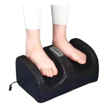 Imagem de Massageador Pés Pernas Panturrilhas Massagem Shiatsu Cor Preto - BBG