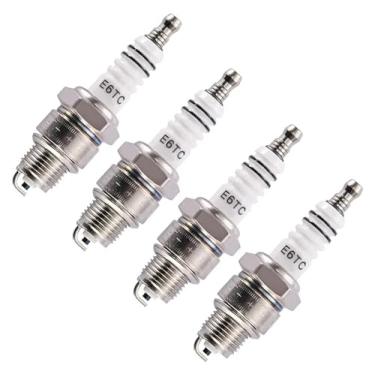 Imagem de Centelha de motocicleta E6TC adequada para peças de ignição de scooters e ciclomotores (4 peças)