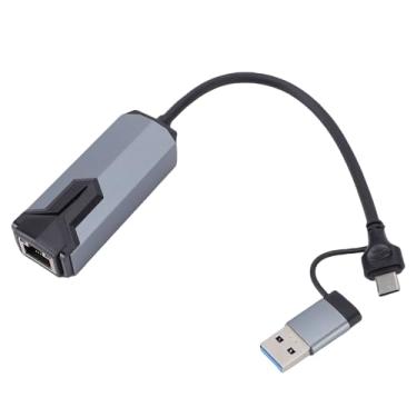 Imagem de VBESTLIFE Adaptador USB para Ethernet, USB C para RJ45 Gigabit LAN 2,5 Gbps, Adaptador de Rede, para Suporte Wins para Thunderbolt 4 5