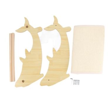 Imagem de Espreguiçadeira para arranhar gatos Sisal espaçosa interativa multifuncional para gatos Cama para arranhar para casa Placa composta durável premium 56 x 40 x 23 5 cm