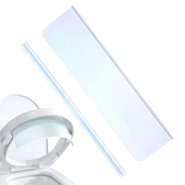 Imagem de Assento sanitário contra respingos de urina, evita derramamento de 25,4 cm, contra respingos de vaso sanitário, defletor de urina, para banheiro, apartamento, casa de banho público