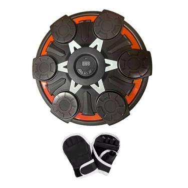 Imagem de UGPLM Máquina de boxe com música para treinamento, equipamento doméstico de parede recarregável com luvas, para uso interno.