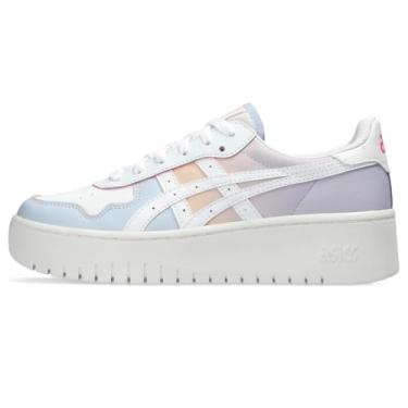 Imagem de ASICS Sapatos Esportivos Femininos Japan S PF, Branco/azul ártico, 10