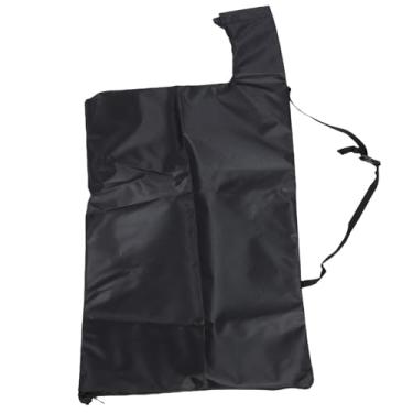 Imagem de Mingzhe Soprador de Folhas a Vácuo Bolsa Pano Oxford de Grande Capacidade Com Zíper Design Alça Ventilador Folhas Quintal Armazenamento (Preta)