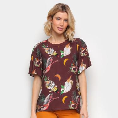 Imagem de Camiseta Colcci Estampada Feminina-Feminino