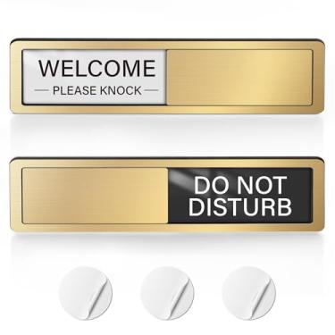 Imagem de EliteSign Placa não perturbe para escritório, placas magnéticas de porta de escritório, indicador deslizante de privacidade, placa de batida para porta, quarto, conferência, sala de reuniões, trabalho