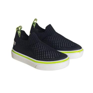 Imagem de Tenis Inf Casual Klin 256.074000, Preto, Verde, 32
