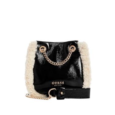 Imagem de GUESS Bolsa transversal conversível Davika, Preto, One Size