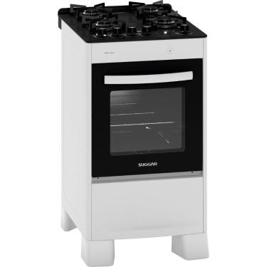 Imagem de Fogão Suggar Neo Max 4 Bocas Branco Mesa de Vidro FGV403BR Bivolt