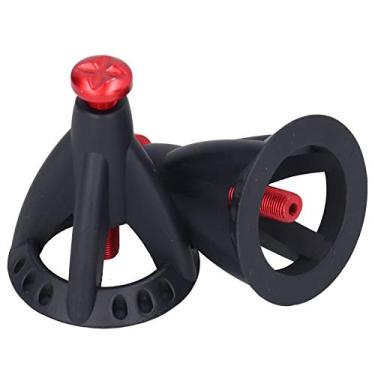 Imagem de Suporte de macaco de metal RC Ferramenta de levantamento de simulação de altura ajustável de 6 toneladas para carros RC, caminhões, armazenamento de reparo, construção de metal (Preta)