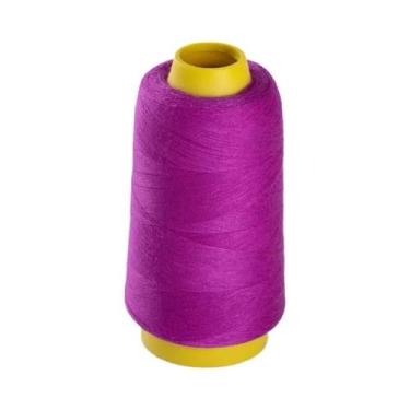 Imagem de Fio De Overloque 100% Poliéster Durável, Carretel De 1300 Jardas Para 