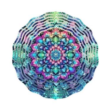 Imagem de Catavento Solar 3D Colorido Em Forma De Coruja Para Exterior 360 graus